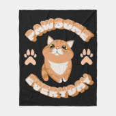 Pauw elke dag fleece deken (Voorkant)