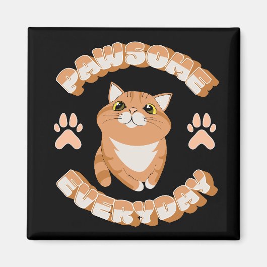 Pauw elke dag magneet (Voorkant)