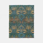 Pauw en draak, 1878, William Morris Fleece Deken (Voorkant)
