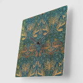 Pauw en draak, 1878, William Morris Vierkante Klok (Hoek)