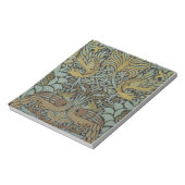 Pauw en Draak (door William Morris) Notitieblok (Linkerzijde)