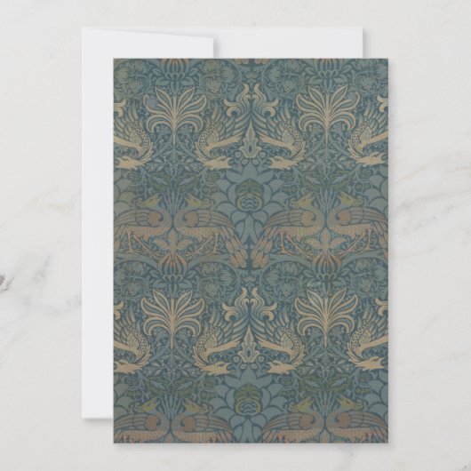 Pauw en Draak van William Morris (Voorkant)