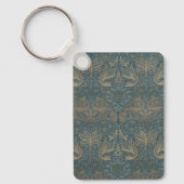 Pauw en Draak van William Morris Sleutelhanger (Voorkant)