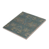 Pauw en Draak van William Morris Tegeltje (Zijkant)