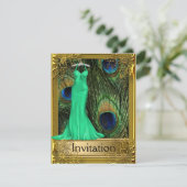 Pauw en Goud Groen Alle Partijen Kaart (Staand voorkant)