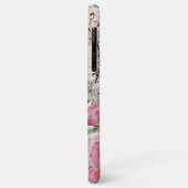 Pauw en lentebloemen Case-Mate iPhone case (Achterkant/links)