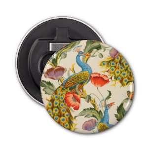  Pauw en Poppies illustraties Button Flesopener
