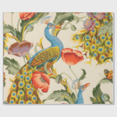 Pauw en Poppies illustraties Cadeaupapier (Vlak)