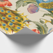 Pauw en Poppies illustraties Cadeaupapier (Hoek)