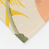  Pauw en Poppies illustraties Fleece Deken (Hoek)