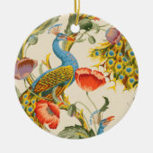  Pauw en Poppies illustraties Keramisch Ornament (Voorkant)