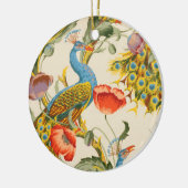  Pauw en Poppies illustraties Keramisch Ornament (Links)