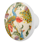 Pauw en Poppies illustraties Keramische Knop (Rechts)