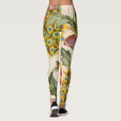 Pauw en Poppies illustraties Leggings (Achterkant)