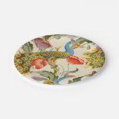 Pauw en Poppies illustraties Papieren Bordje (Gekanteld)