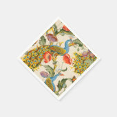 Pauw en Poppies illustraties Servet (Hoek)