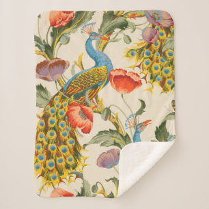  Pauw en Poppies illustraties Sherpa Deken