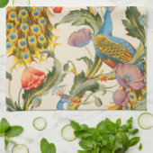  Pauw en Poppies illustraties Theedoek (Gevouwen)