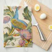  Pauw en Poppies illustraties Theedoek (Quarter Fold)