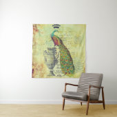 Pauw en urn wandkleed (In situ)