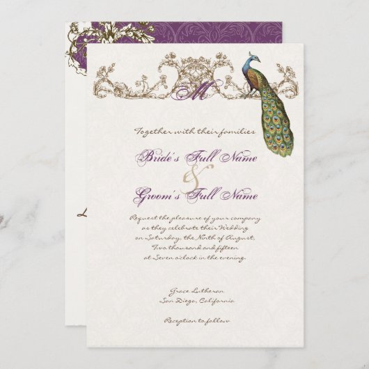 pauw & ets bruiloft uitnodiging wit (Voorkant / Achterkant)