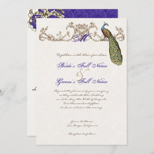  pauw & ets bruiloft uitnodiging wit (Voorkant / Achterkant)