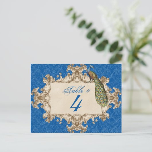  pauw & ets, Tafelnummer Kaart (Staand voorkant)