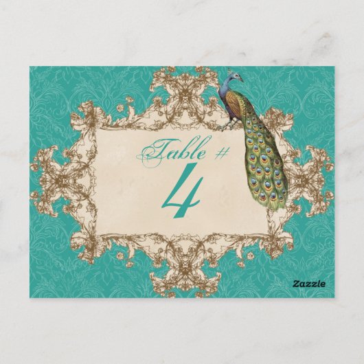  pauw & ets, Tafelnummer Kaart (Achterkant)