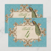  pauw & ets, Tafelnummer Kaart (Voorkant / Achterkant)