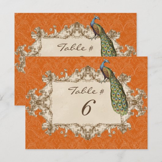  pauw & ets, Tafelnummer Kaart (Voorkant / Achterkant)