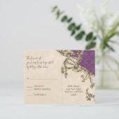  pauw & etsen, Briefkaart RSVP (Staand voorkant)