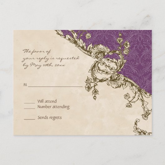  pauw & etsen, Briefkaart RSVP (Achterkant)