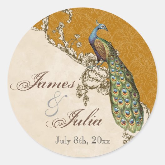  pauw & etsen bruiloft zegel (Voorkant)