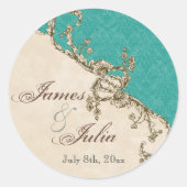  pauw & etsen bruiloft zegel (Voorkant)