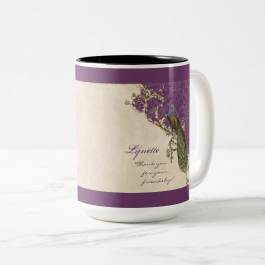  pauw & etsen Hindoe huwelijksgeschenk Tweekleurige Koffiemok (Voorkant rechts)