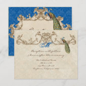  pauw & etsen Receptie uitnodiging (Voorkant / Achterkant)