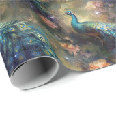 Pauw Floral Cadeaupapier (Rol Hoek)