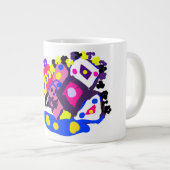 Pauw fun cool grote koffiekop (Voorkant rechts)