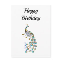 Pauw | Gelukkige Verjaardag | Minimaal