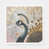 Pauw Gouden Kerst Servet (Voorkant)
