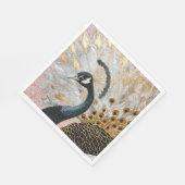 Pauw Gouden Kerst Servet (Hoek)