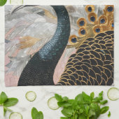 Pauw Gouden Kerst Theedoek (Gevouwen)