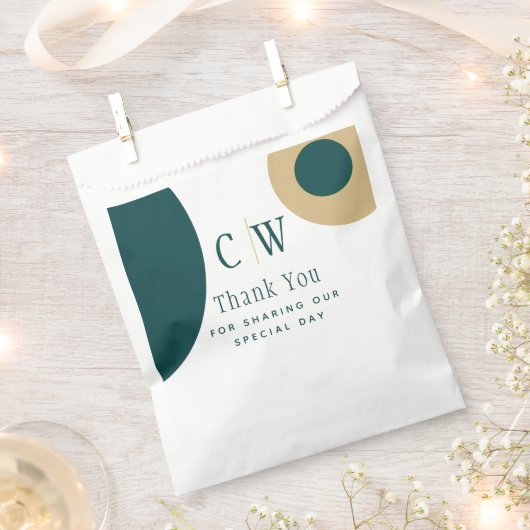 Pauw Groen Gouden Trouw Dank Je Geschenk Cadeautje Bedankzakje (Geknipt)