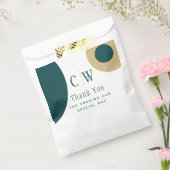Pauw Groen Gouden Trouw Dank Je Geschenk Cadeautje Bedankzakje (Gezegeld)
