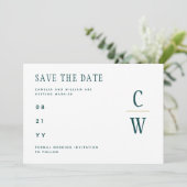 Pauw Groen Gouden Trouw SAVE THE DATE  (Staand voorkant)