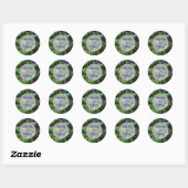 Pauw Huwelijk  Ronde Sticker (Vel)