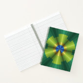 Pauw Illusie Spiraal Notebook Notitieboek (Binnen)