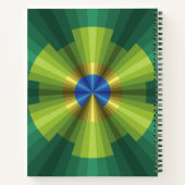 Pauw Illusie Spiraal Notebook Notitieboek (Achterkant)