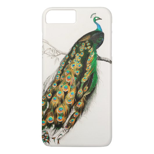 Pauw Illustratie Vintage Kunstprint Case-Mate iPhone Case (Achterkant)