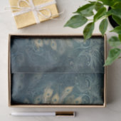Pauw in bloei, witte veren, elegant tissuepapier (Geschenk)